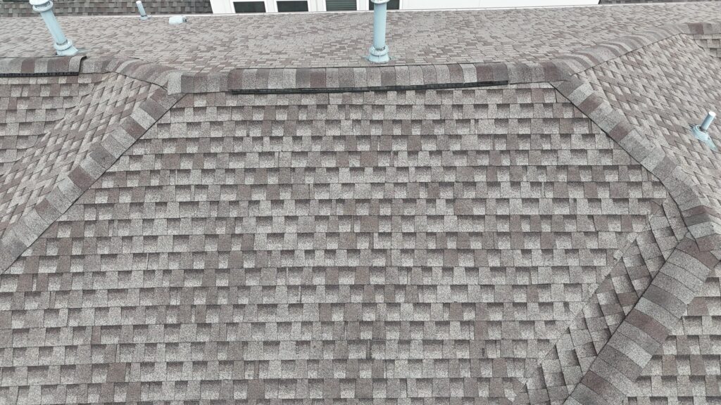 Hail Damage to shingle roof from April 18th hail storm in Ranch at Brushy Creek neighborhood. Inspected by McCannical Roofing & Exteriors